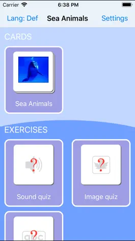 Game screenshot Sea Animals. Learning Cards mod apk