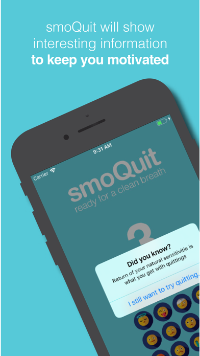 smoQuit - stop smoking now screenshot 4