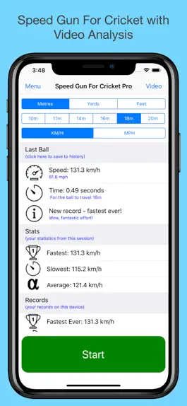 Game screenshot Speed Gun For Cricket mod apk