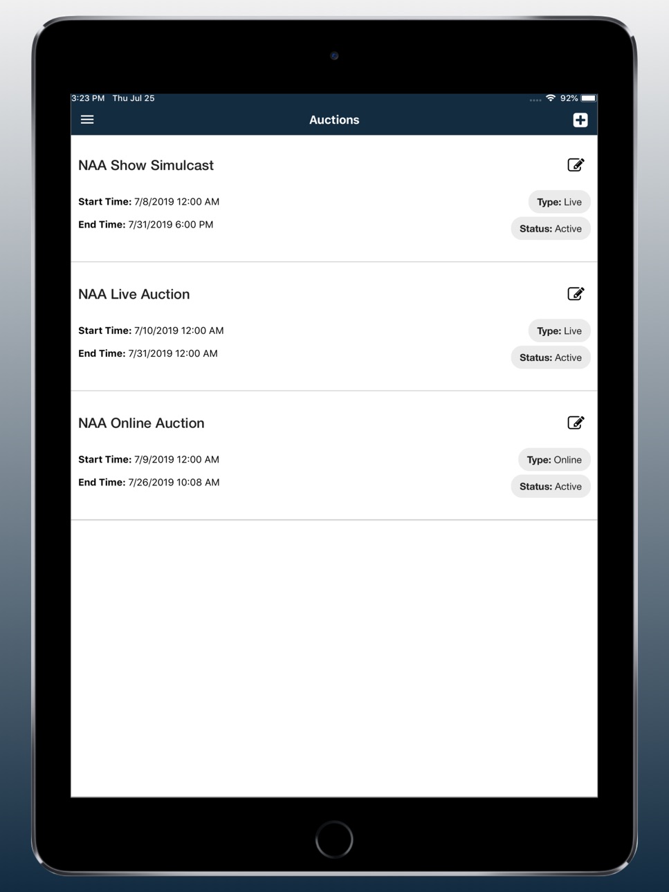 iPad screenshot
