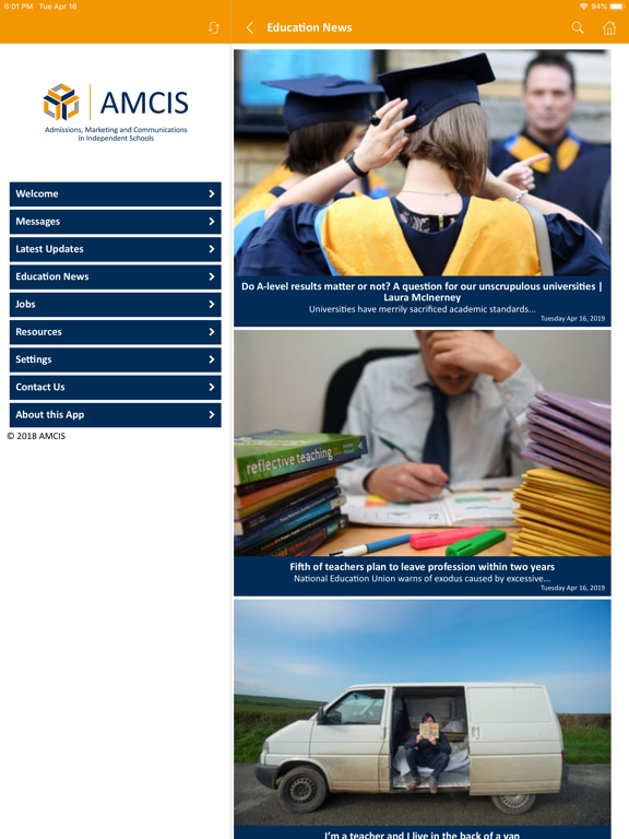 Screenshot #6 pour AMCIS Member App