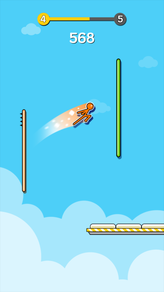 #1. Stickman Jump - stickman run (iOS) 由: JY Games