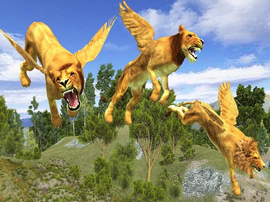 Screenshot #5 pour Flying Lion Simulator