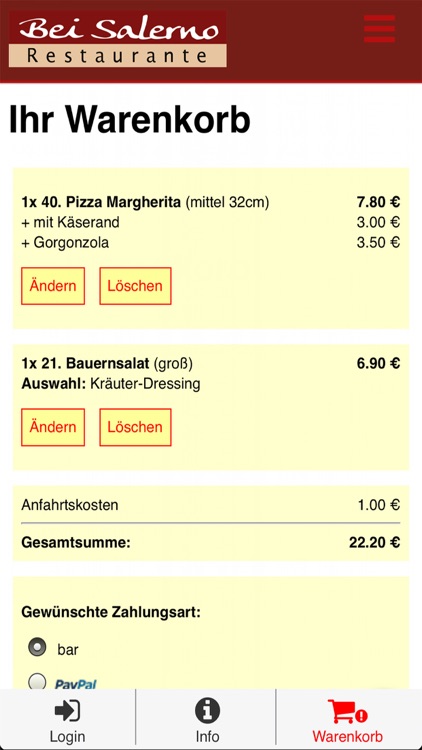 Bei Salerno Restaurante screenshot-3