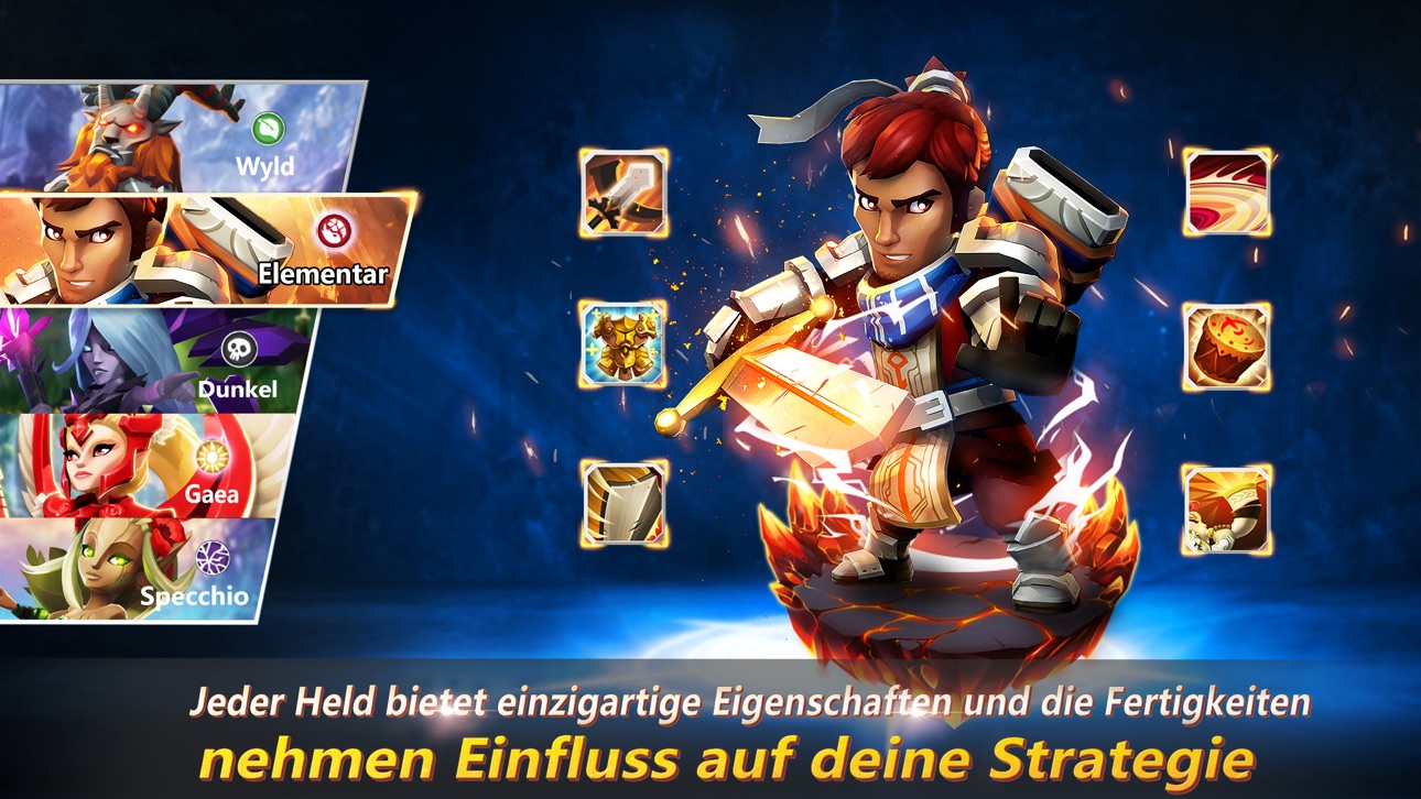Lionheart: Dark Moon RPG Hack screenshot 4 - iOS game interface