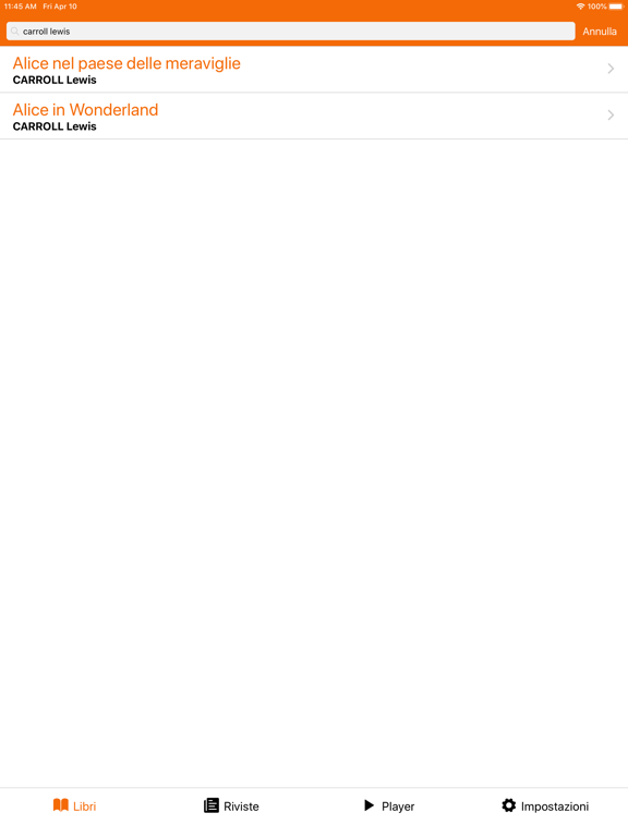 Screenshot #6 pour Libro Parlato CILP App