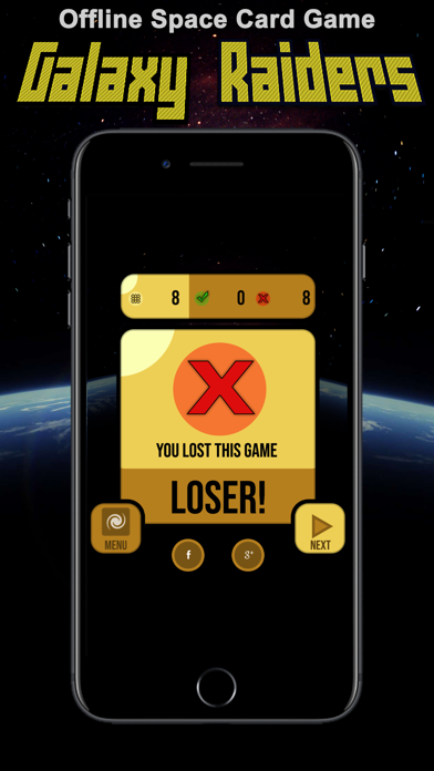 Screenshot #3 pour Galaxy Raiders - space cards