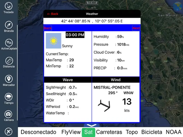 Captura de tela 10 AIS Maps: Marine & Lake charts iphone