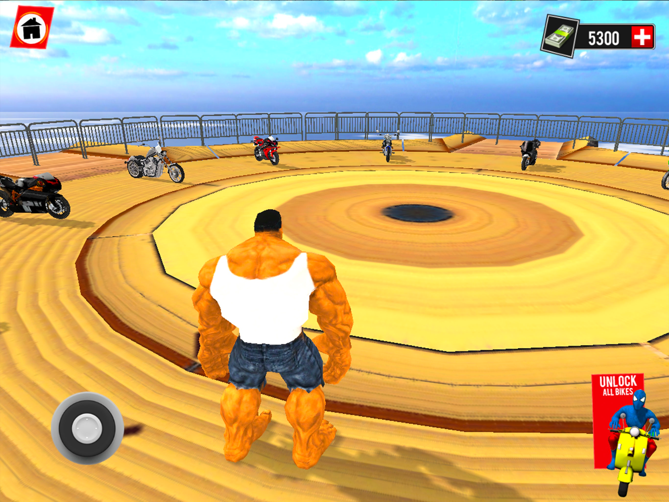 Super Hero Bike Mega Ramp