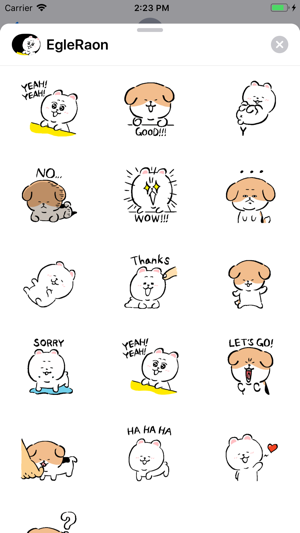 Eagle & Raon Sticker(圖1)-速報App