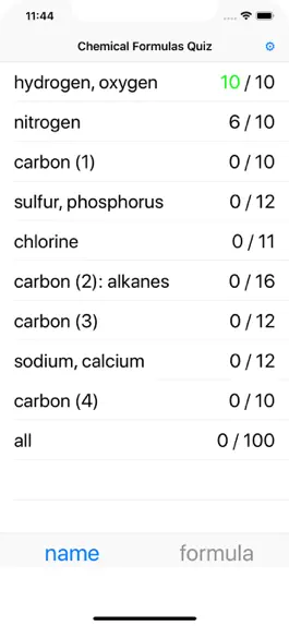 Game screenshot Chemical Formulas Quiz mod apk