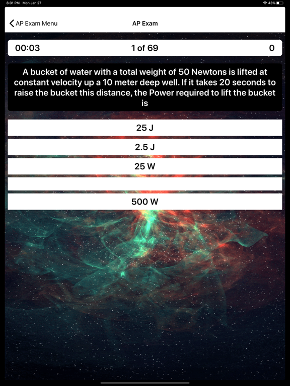 Screenshot #2 for AP Physics 1 Prep