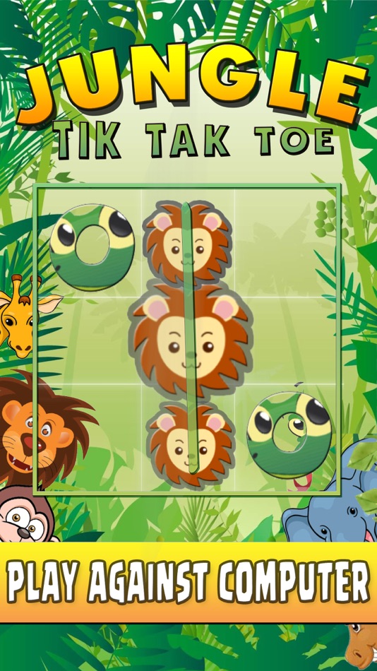 #3. Tic Tac Toe Game XO XO JUNGLE (iOS) 由: OTHMANE EL MOUJAHID