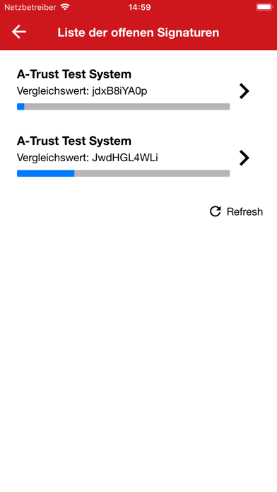 A-Trust Signatur Screenshot