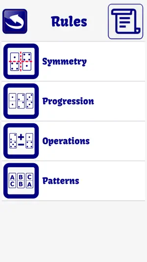 Domino psychotechnical test screenshot 1