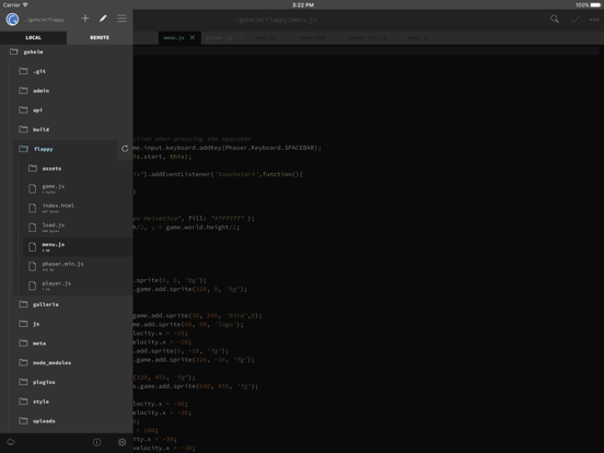 GoCoEdit - Code & Text Editor Screenshots
