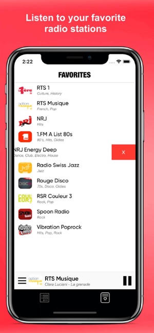 ラジオスイス : swiss radios FM」をApp Storeで