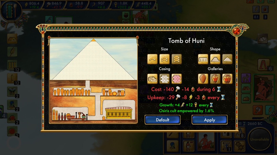 #4. Egypt: Old Kingdom (iOS) By: MIKHAIL VASILEV18619964037