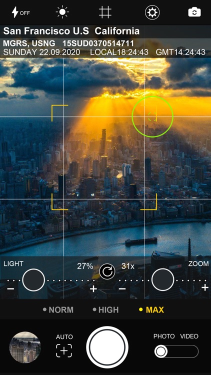 BINOCULARS  35X GPS STAMP