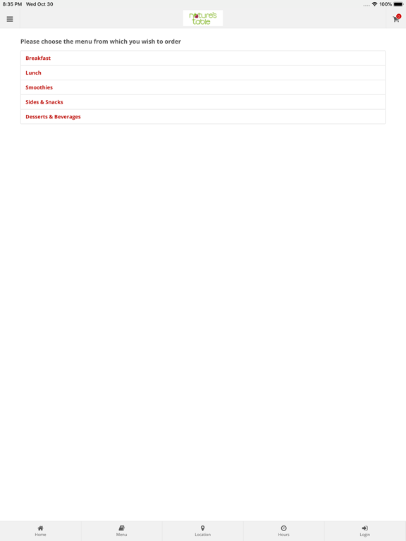 Screenshot #5 pour Nature's Table Ordering
