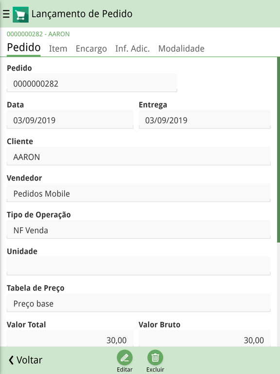 Screenshot #6 pour Pebbian Lançamento Pedidos