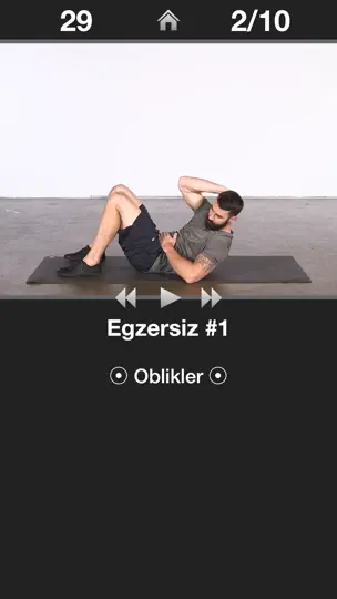 Günlük Karın Egzersizi* iPhone Ekran Görüntüsü 2