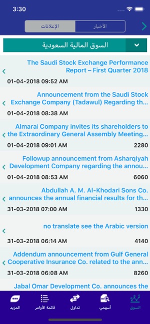 Riyad Tadawul Mobile(圖4)-速報App