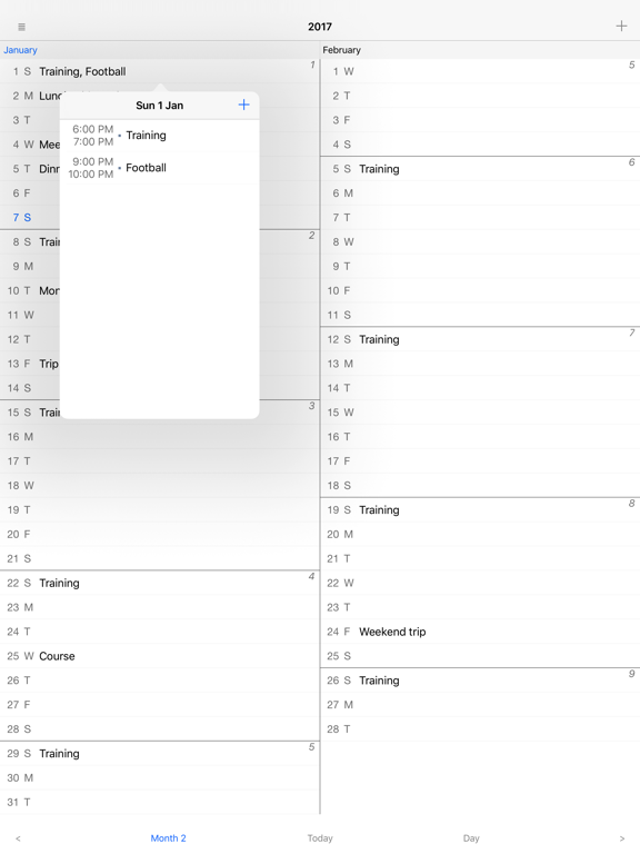 Screenshot #6 pour Month View Calendar