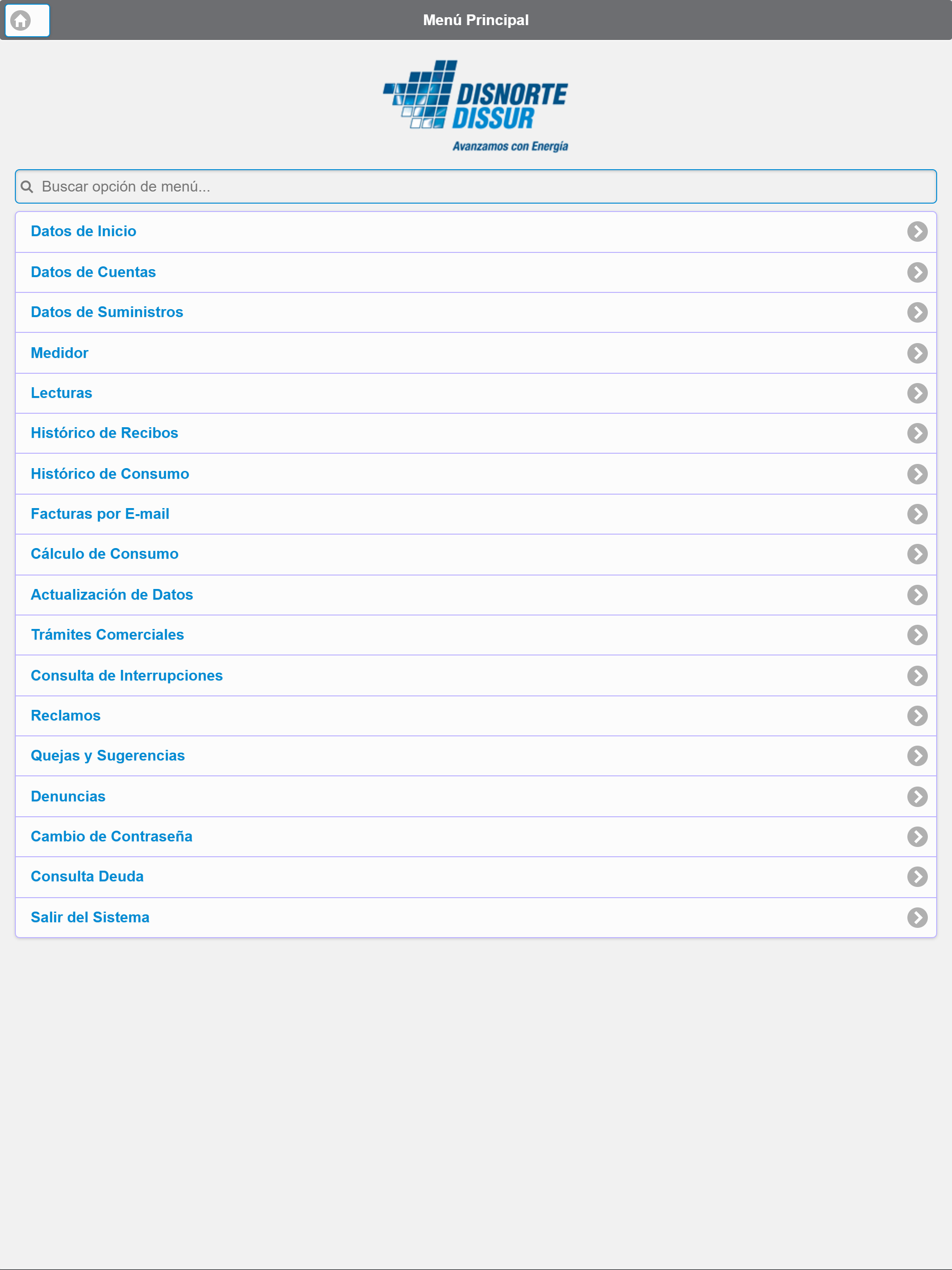OficinaVirtual DISNORTE-DISSUR screenshot 3