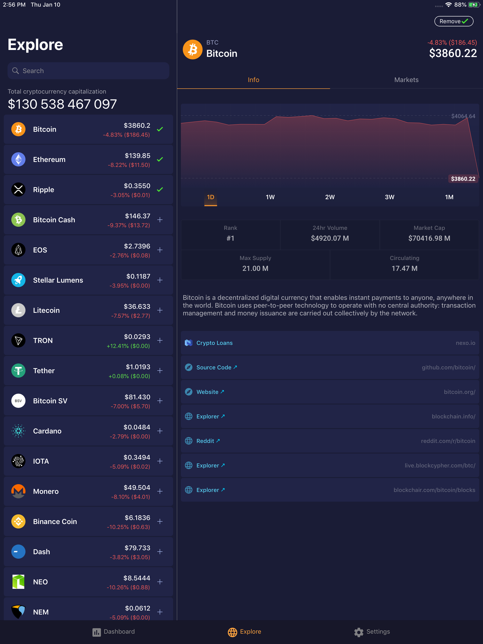 CryptoTrader: Charts & Alerts screenshot 5
