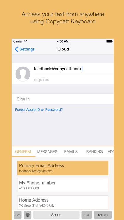 Copycatt - Secure Keyboard