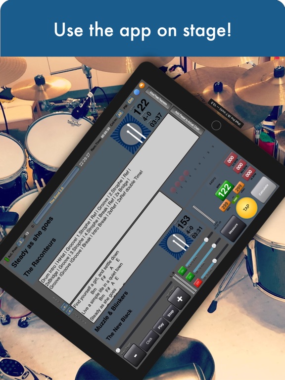 Screenshot #5 pour DrumSetlist Manager HD Lite