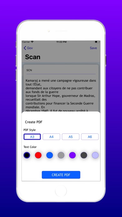 French Camera Scanner Pro Screenshot