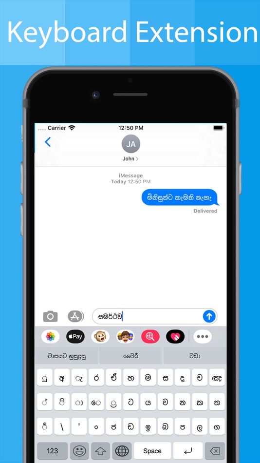 #6. Sinhala Keyboard - Translator (iOS) Podle: Piyush Parsaniya