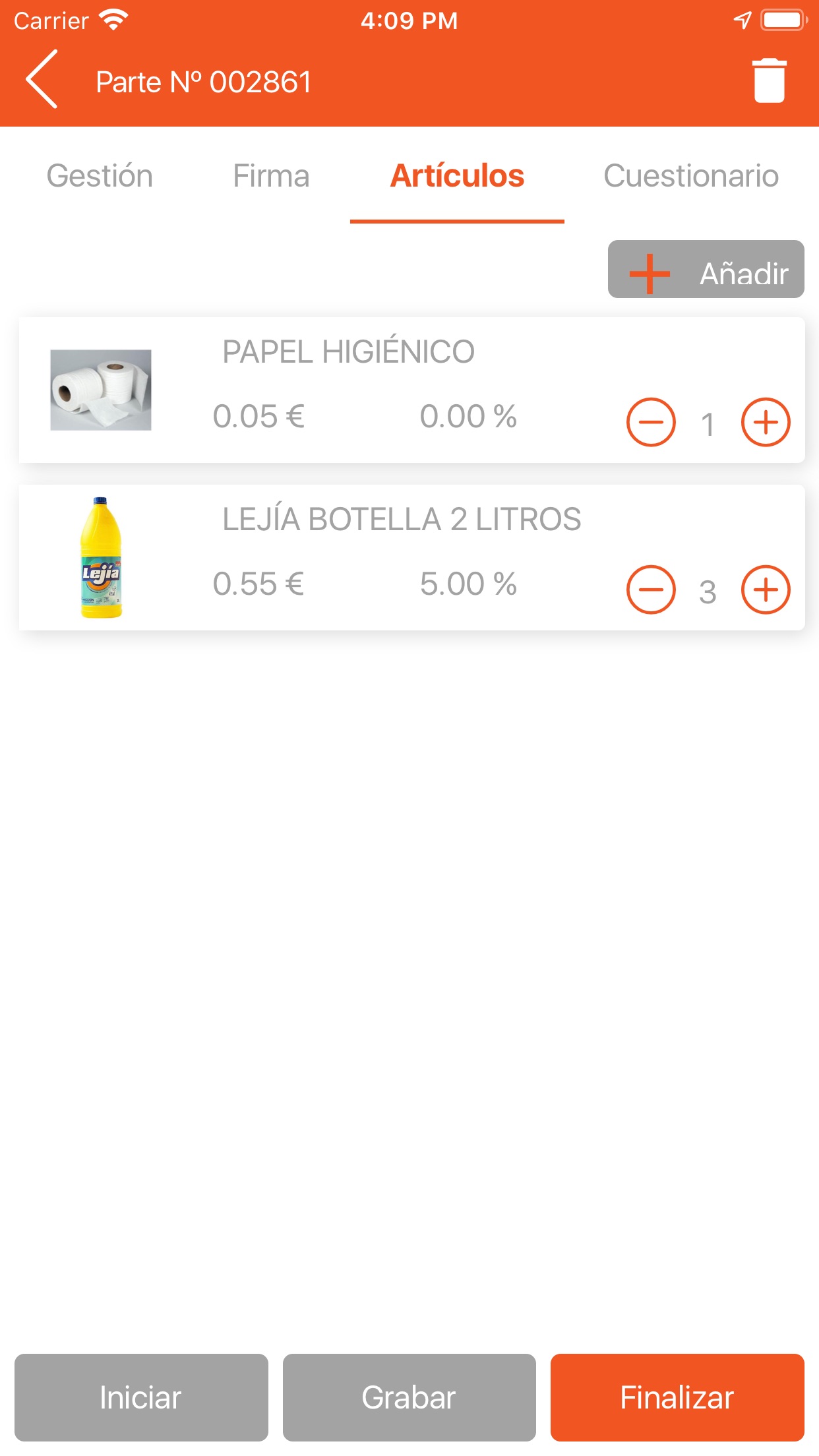 Screenshot 7 of Partes y Personal
