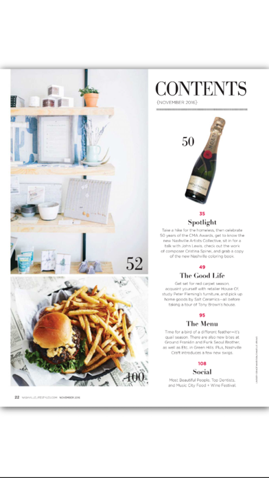 Nashville Lifestyles Magazine Screenshot