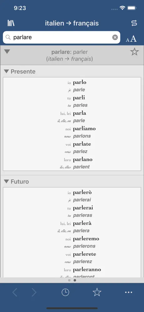 Ultralingua français-italien