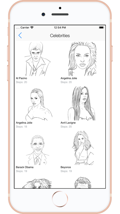 Screenshot #3 pour Draw Famous People