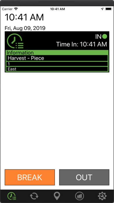 MobileClock iPhone screenshot 1 - Business app