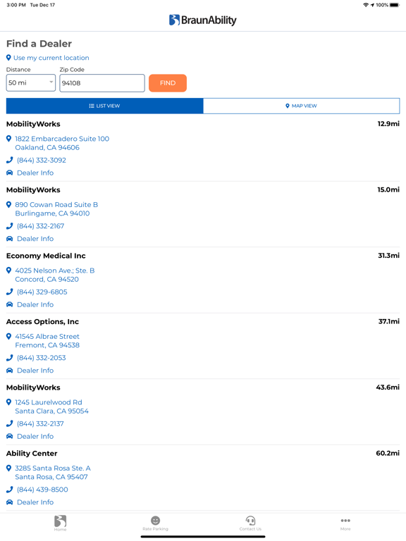 BraunAbility iPad screenshot 4 - Lifestyle app