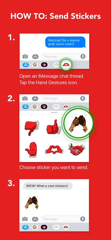 Christmas Hand Gestures