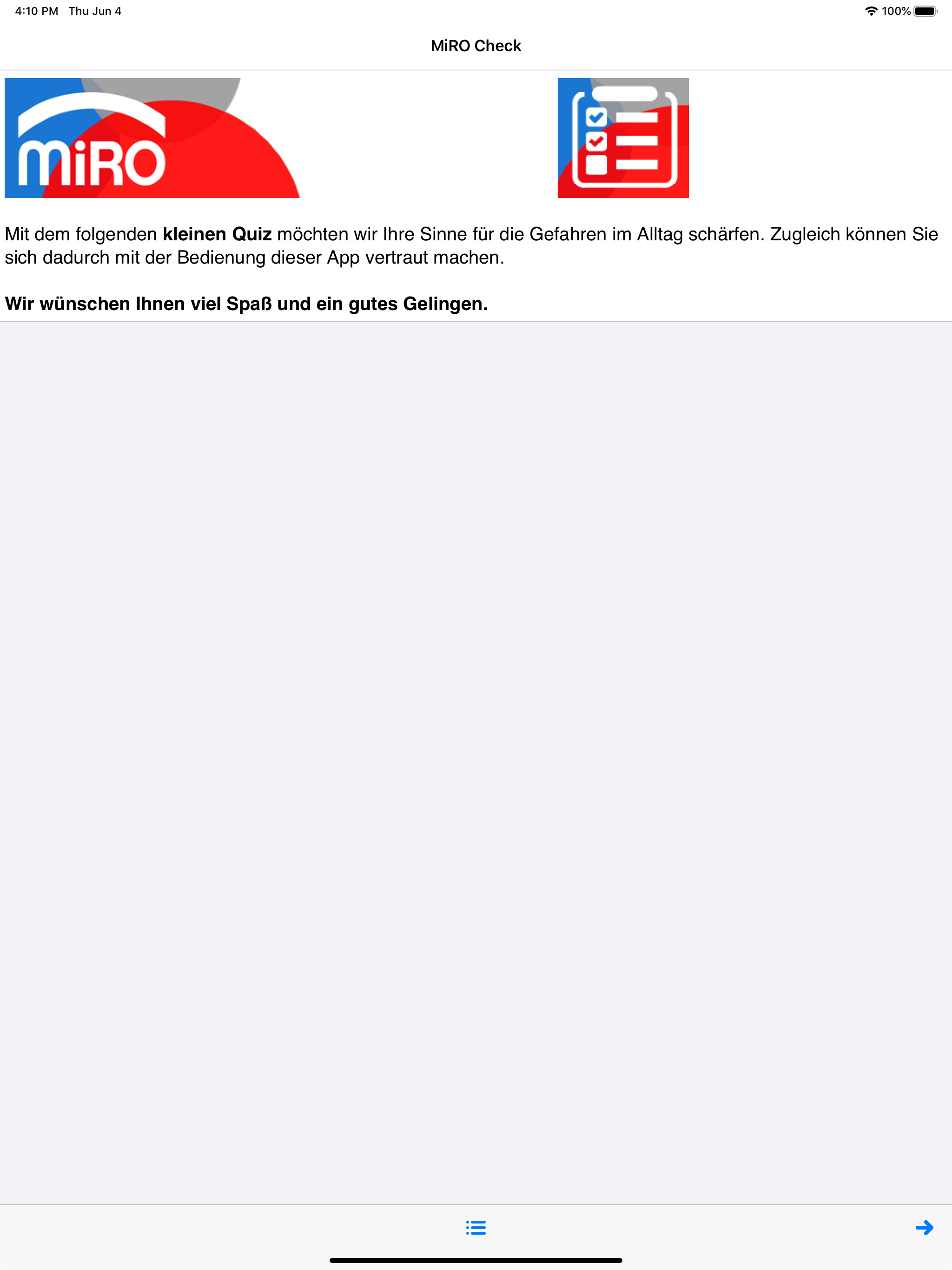 MiRO Check screenshot 5