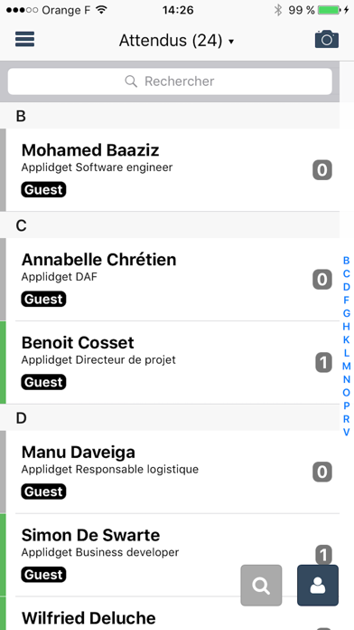 Screenshot #3 pour Eventmaker Check-in