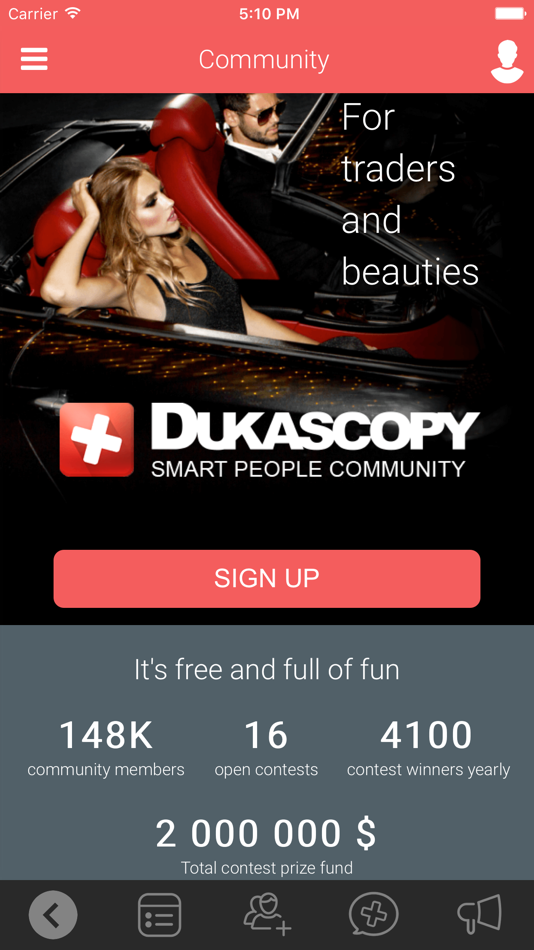 Dukascopy Community - 1.8.2 - (iOS)