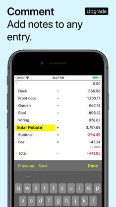 Digits Basic Tape Calculator screenshot 4