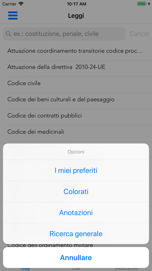 Leggi Italiane Online - 1.3 - (iOS)