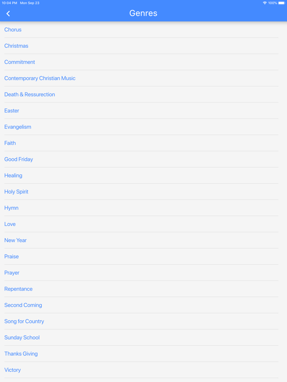 Calvary Lyrics - Sinhala iPad screenshot