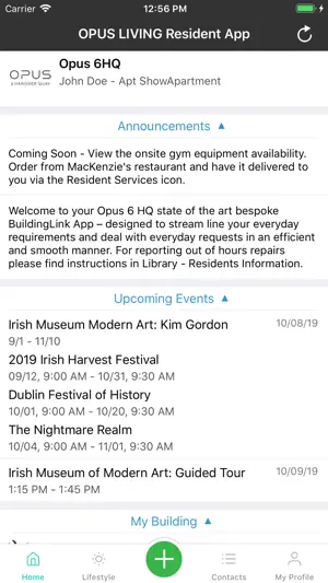 OPUS LIVING Resident App screenshot 2