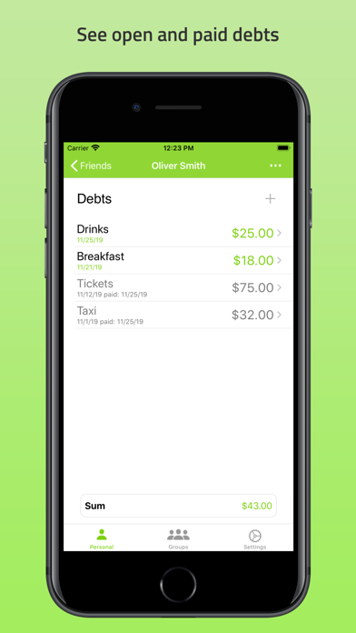 Screenshot #8 for Who Owes Me - IOU Tracker