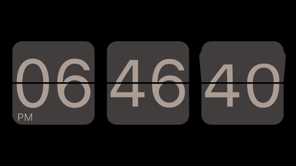 #5. Flip Clock & Pomodoro Timer (iOS) 由: Vitaliy Mischenko